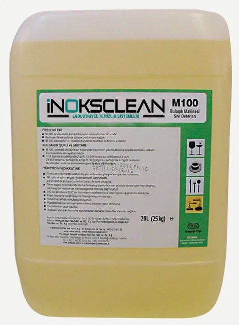 M100S Endüstriyel Bulaşık Makine Deterjanı 25 KG - 5